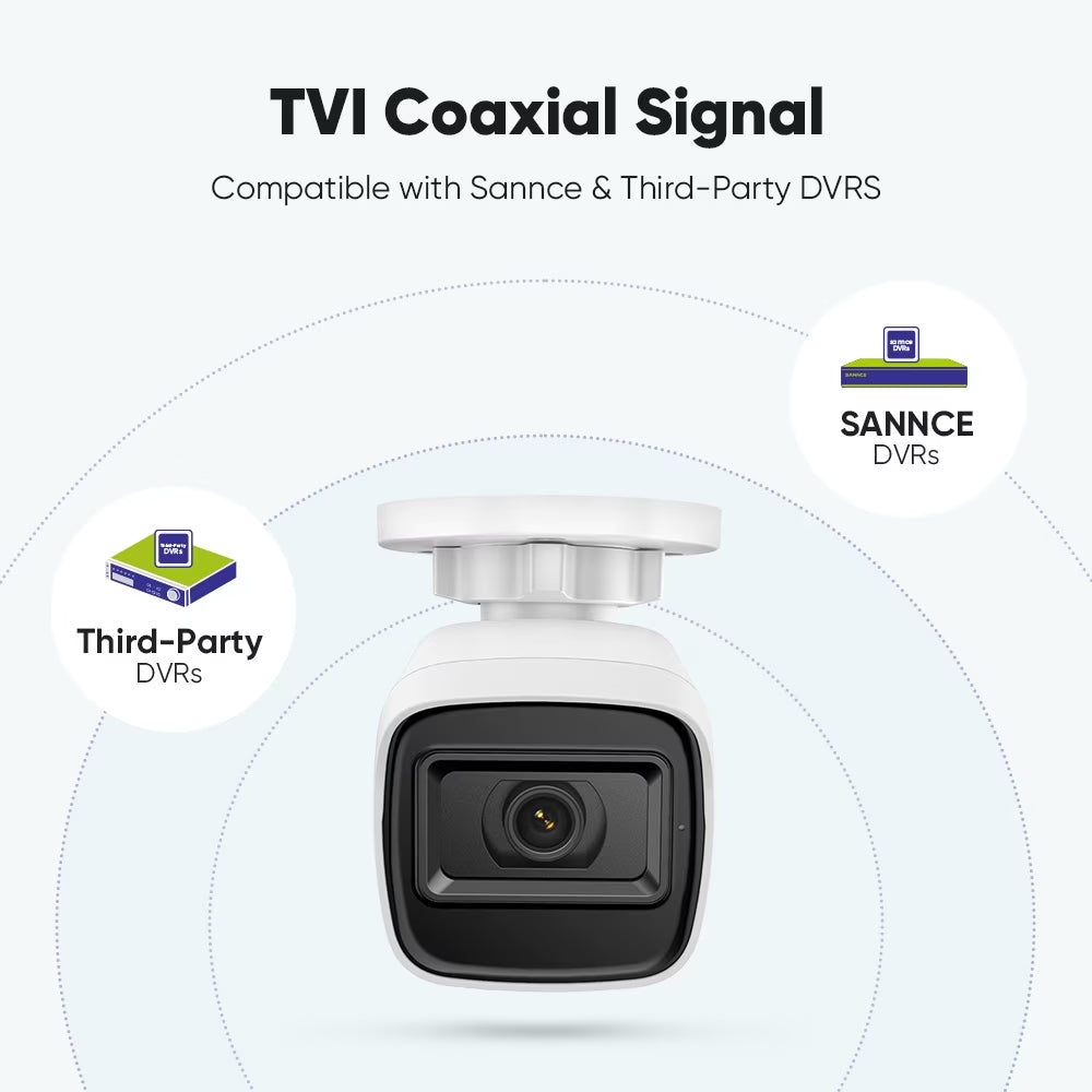 2PCS 2MP 1080P HD Security Surveillance System Camera Ir-Cut Night Vision Audio Recording Waterproof Housing Camera Kit