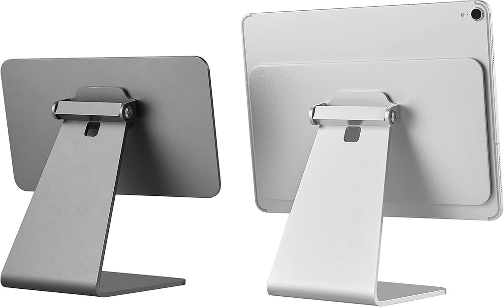 High Stability Ipad Pro Stand, Magnetic Adjustable Holder Mount for Apple Ipad Air 13'' & Ipad Pro 12.9'' 3Rd/4Th/5Th/6Th Gen - Grey