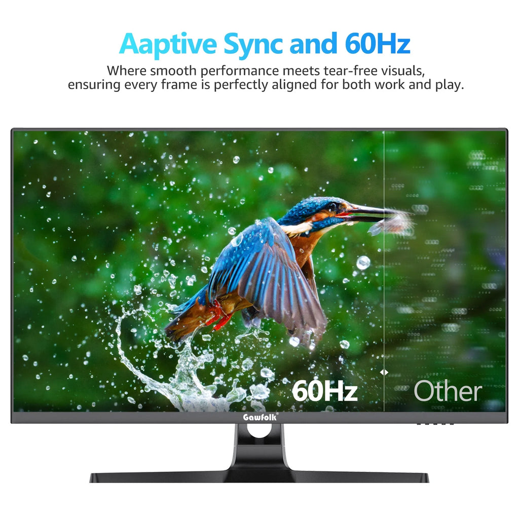 32 Inch 4K UHD 1500R Curved Computer Monitor, 60Hz 100% Srgb Eye Care Screen for Home Office