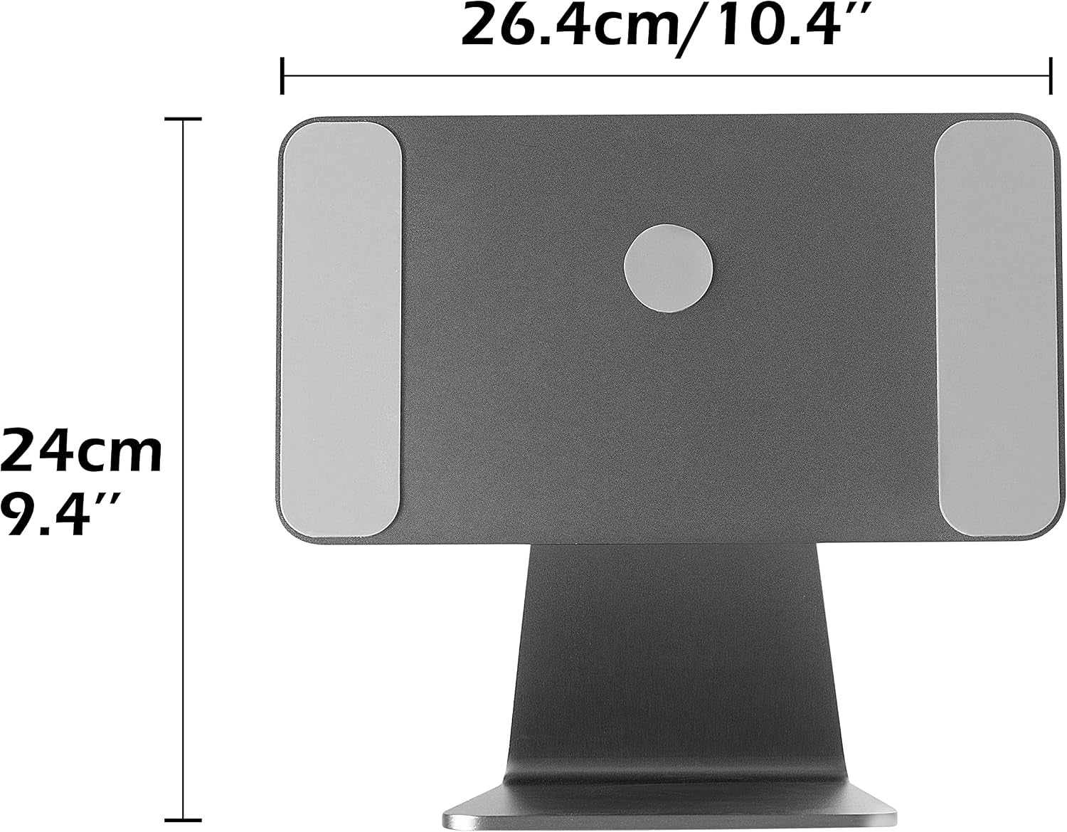 High Stability Ipad Pro Stand, Magnetic Adjustable Holder Mount for Apple Ipad Air 13'' & Ipad Pro 12.9'' 3Rd/4Th/5Th/6Th Gen - Grey