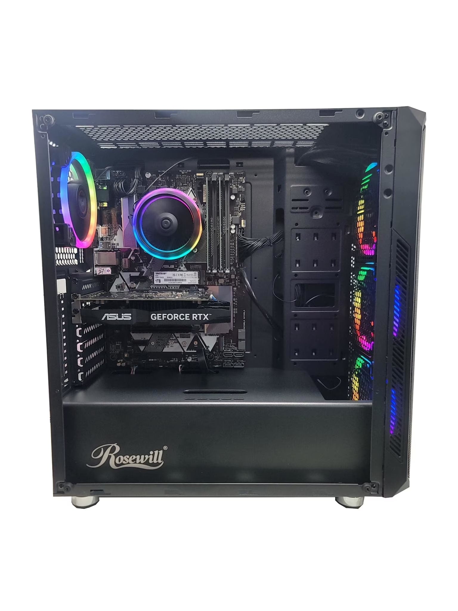 Odyssey Darkus V3  Gaming PC, RGB LED Fans, Intel Core I5 Upto 4.1Ghz, 16GB DDR4 RAM, 1TB Nvme SSD, Geforce RTX 3050 6GB GDDR6, Wi-Fi, Windows 11 Pro