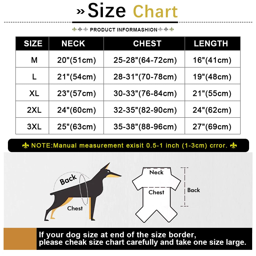 Waterproof Dog Vest Clothes Warm Padded Pet Winter Clothing Jacket Coat Large Dogs Labrador Outfit with Reflective Nylon Rope