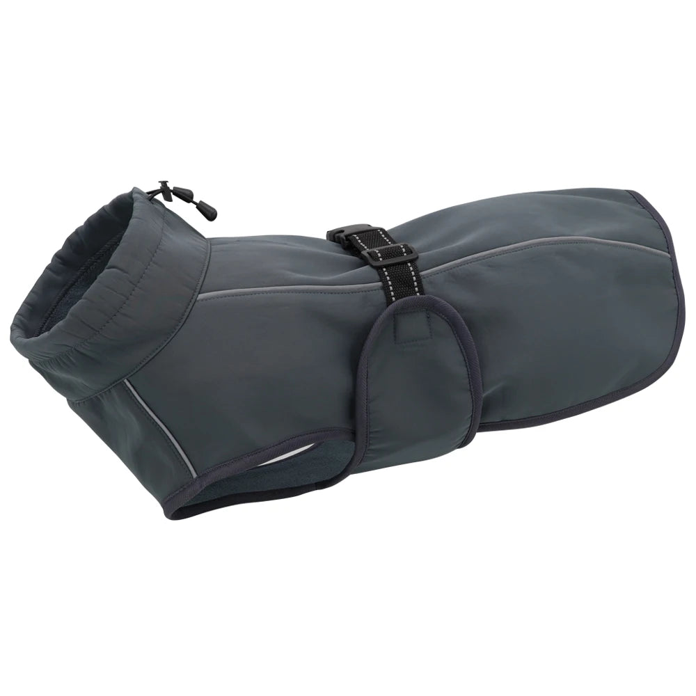 Waterproof Dog Vest Clothes Warm Padded Pet Winter Clothing Jacket Coat Large Dogs Labrador Outfit with Reflective Nylon Rope