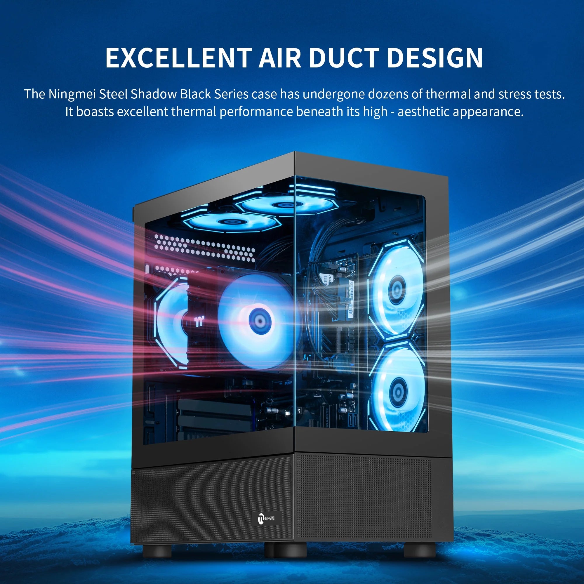 Gaming PC AMD Ryzen 5 5600GT 16GB RAM 1TB SSD Wifi Windows 11 PC Gaming Black