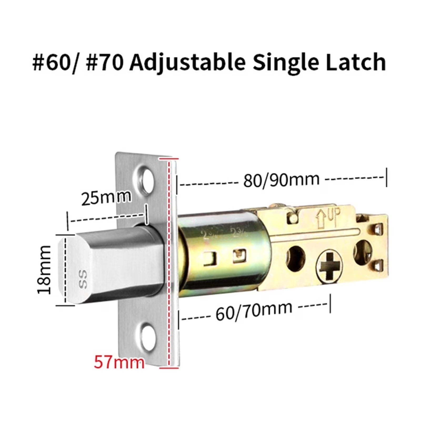 Door Lock, Tuya App Fingerprint Keyless without Handle Lock Cerradura Inteligente Biometric Deadbolt Electronic Smart Door Lock ,Easy to Install