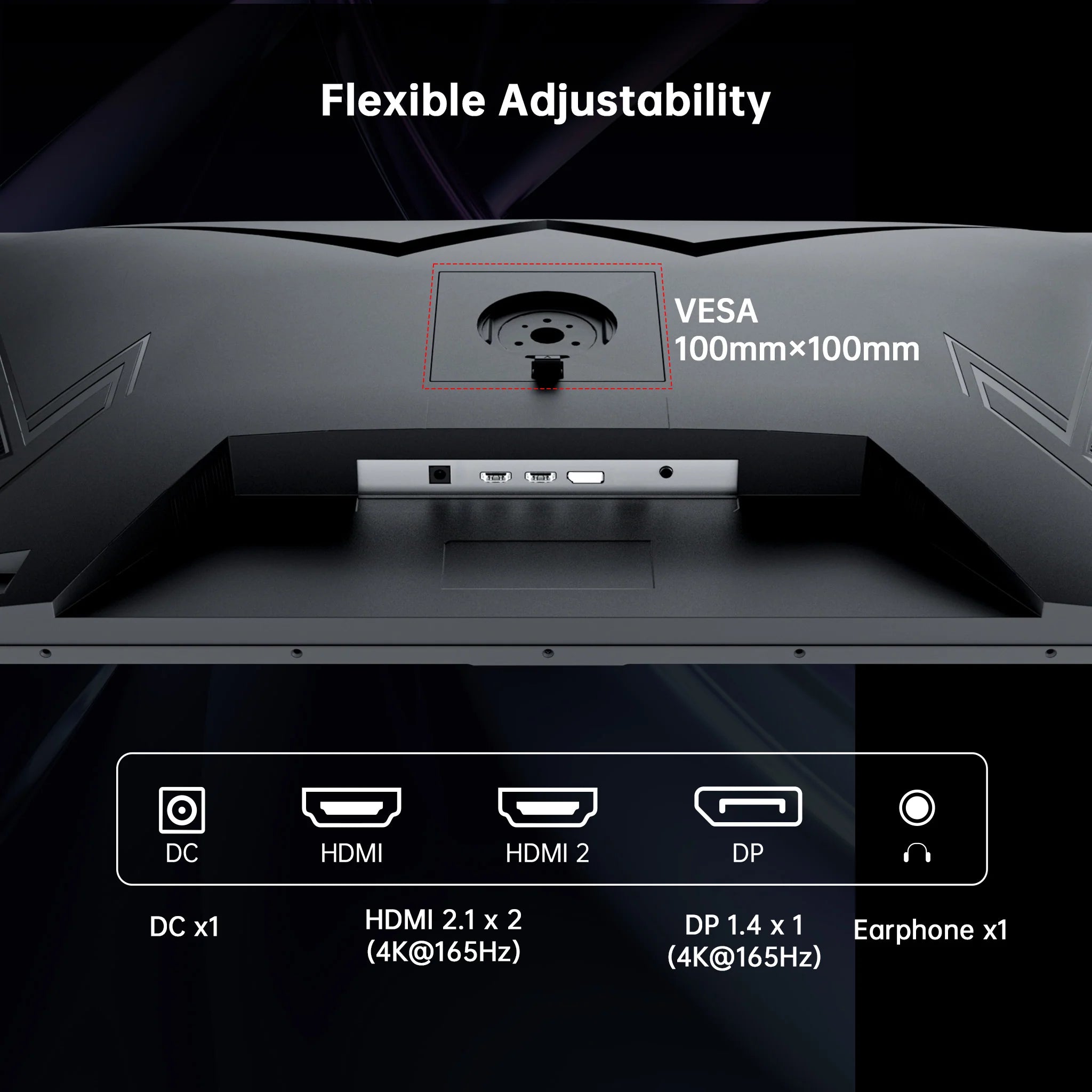 32" 4K 165Hz Gaming Monitor with Vesa Mount | H32P22P