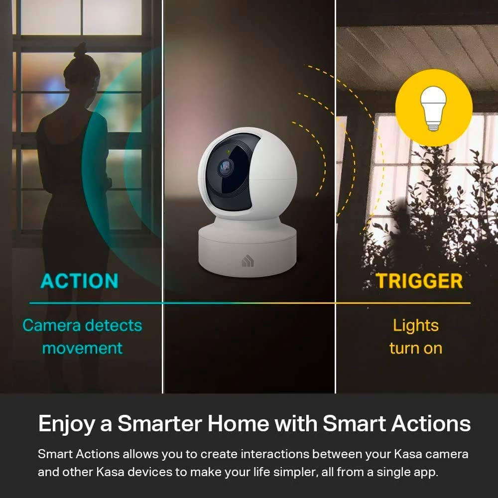 4MP 2K Security Camera Outdoor Wired & Pan/Tilt Smart Security Camera & Security Camera for Baby Monitor, 1080P HD Indoor Camera for Home Security with Motion Detection